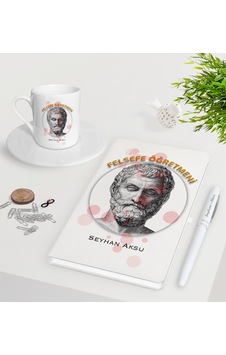 Kişiye Özel Felsefe Öğretmeni Beyaz Defter Kalem Türk Kahvesi Fin N11.3406 Kişiye Özel Felsefe Öğretmeni Beyaz Defter Kalem Türk Kahvesi Fin N11.3406