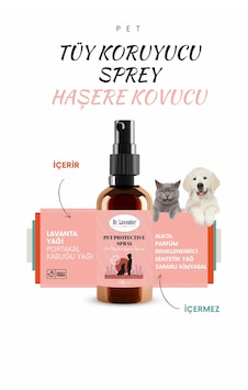 Dr. Lavender Pet Haşere Kovucu Tüy Bakım Spreyi Bit Kene Pire Kovucu Lavanta Ve Portakal Kabuğu Yağlı Dr. Lavender Pet Haşere Kovucu Tüy Bakım Spreyi Bit Kene Pire Kovucu Lavanta Ve Portakal Kabuğu Yağlı