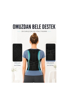 Dik Duruş Korsesi Fileli Sırt Ve Bel Destekli Ayarlanabilir Omuz Destek Korsesi Diğer