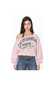 Hiccup Busem Bisiklet Yaka Sweatshirt Pembe Hiccup Busem Bisiklet Yaka Sweatshirt Pembe