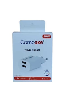 Compaxe Cta-521d Çift Usb 10w Şarj Adaptörü