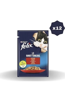 Felix Kedi Yaş Mama Sığır Etli 85 Gr - 12 Adet Felix Kedi Yaş Mama Sığır Etli 85 Gr - 12 Adet
