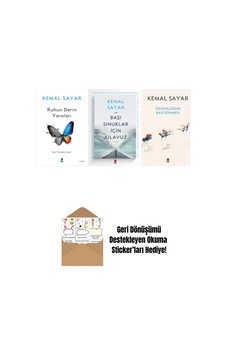 Kemal Sayar 3 Kitap Set Ruhun Derin Yaraları + Okuma Sticker'ları