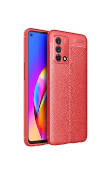 Newface Oppo A74 4g Kılıf Auto Focus Kapak - Kırmızı Düz Renkli Newface Oppo A74 4g Kılıf Auto Focus Kapak - Kırmızı Düz Renkli