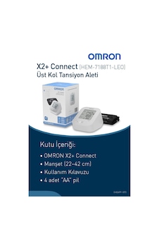 Omron X2+ Connect Üst Koldan Ölçer Dijital Tansiyon Aleti Omron X2+ Connect Üst Koldan Ölçer Dijital Tansiyon Aleti