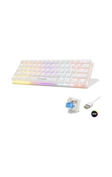 Mekanik Gaming Mini Klavye Blue Switch Rgb - Beyaz G508b Mekanik Gaming Mini Klavye Blue Switch Rgb - Beyaz G508b