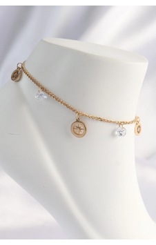 316l Çelik Gold Renk Zirkon Taşlı Yıldızlı Halhal 5886 Çok Renkli 316l Çelik Gold Renk Zirkon Taşlı Yıldızlı Halhal 5886 Çok Renkli
