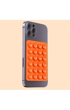 Telefon Tutucu Vantuz Turuncu