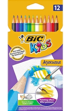 Bic Kids Aquacoleur Kuru Suluboya Kalemi 12 Renk 8575613