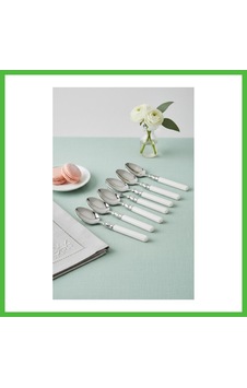 Vaveni 6 Lı Paslanmaz Çelik Soft Beyaz Yemek Kaşığı Seti Arz Vaveni 6 Lı Paslanmaz Çelik Soft Beyaz Yemek Kaşığı Seti Arz
