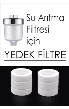 2'li Yedek Su Arıtma Filtreleri Yalnızca Filtreli Arıtma Aparatı İçin Uyumlu Filtrelerdir Beyaz