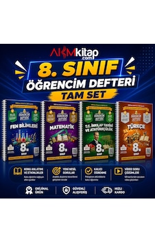 Murat Eğitim Yayınları 8.sınıf Öğrencim Defteri Seti 4 Kitap Murat Eğitim Yayınları 8.sınıf Öğrencim Defteri Seti 4 Kitap
