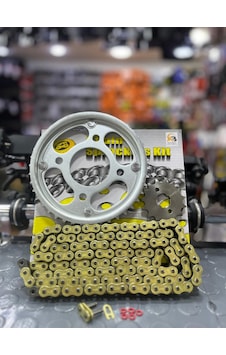 Hnda Cbf 150 Zincir Dişli Takım Sfr Oringli Gold Zincir 42t-15t -126 Bakla Arasmto Hnda Cbf 150 Zincir Dişli Takım Sfr Oringli Gold Zincir 42t-15t -126 Bakla Arasmto