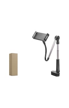 Teleskopi K Mafsalli Masa Kenari Telefon Ve Tablet Standi - Siyah Nd1053