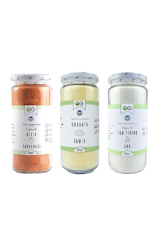 OG natural Organik Bebek Tarhanası, Organik İrmik 330 Gr, Pirinç Unu Seti +6ay OG natural Organik Bebek Tarhanası, Organik İrmik 330 Gr, Pirinç Unu Seti +6ay