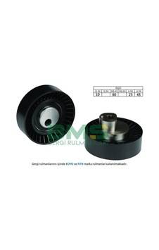 BMS 311 Alternatör Gergi Rulmanı 316-320-518-520-Z3-Z4 93 BMS 311 Alternatör Gergi Rulmanı 316-320-518-520-Z3-Z4 93