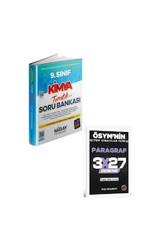 Miray 2027 9. Sınıf Kimya Tematik Soru Bankası+ Evp Akademi Paragraf Miray 2027 9. Sınıf Kimya Tematik Soru Bankası+ Evp Akademi Paragraf