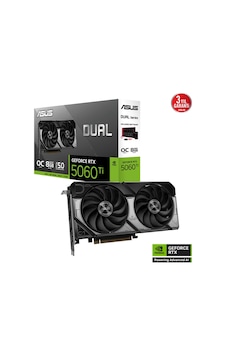 8 Gb Asus Dual-rtx5060tı-o8g Rtx 5060tı Gddr7 128bit Oc Ekran Kartı 8 Gb Asus Dual-rtx5060tı-o8g Rtx 5060tı Gddr7 128bit Oc Ekran Kartı