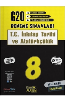 8.Sınıf LGS T.C İnkılap Tarihi ve Atatürkçülük 20'li Deneme Sınavı- Üçgen Akademi