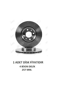 Ön Fren Disk Havalı Doblo 01/10 Linea Bravo 2 Nemo Bipper Fiorino 46401356 Ayd 50192