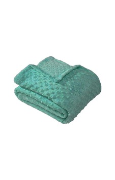 Pearly Aqua Sea Çift Kişilik Tomurcuk Soft Battaniye Merinos