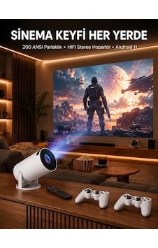 Projeksiyon Cihazı Video Oyun Konsolu 8 Gb Hafıza Lcd Ekran Kumandalı Yeni Nesil 86191920 Projeksiyon Cihazı Video Oyun Konsolu 8 Gb Hafıza Lcd Ekran Kumandalı Yeni Nesil 86191920