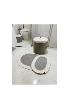 Jüt,hasır, 3 Lü Banyo Paspas Takımı, Bohem Tarzı Banyo Takımı,iskandinav Paspas/sepet Gri Krem Gri Krem Jüt,hasır, 3 Lü Banyo Paspas Takımı, Bohem Tarzı Banyo Takımı,iskandinav Paspas/sepet Gri Krem Gri Krem