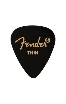 Fender 351 Thin 1 Adet Gitar Penası Siyah Shape Premium Pick Fender 351 Thin 1 Adet Gitar Penası Siyah Shape Premium Pick