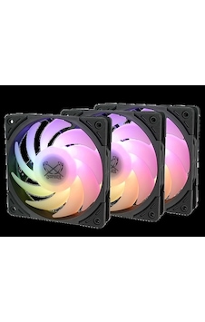 Scythe Wonder Tornado 120 Argb 3 Pack Black Scythe Wonder Tornado 120 Argb 3 Pack Black
