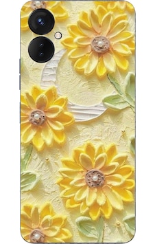 Tecno Spark 9 Pro Uyumlu Rölyef Bahçesi Baskılı Silikon Kılıf Renkli Tecno Spark 9 Pro Uyumlu Rölyef Bahçesi Baskılı Silikon Kılıf Renkli
