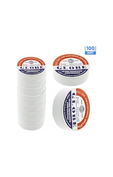 Globe İzole Bant 100 Adet Beyaz Globe İzole Bant 100 Adet Beyaz