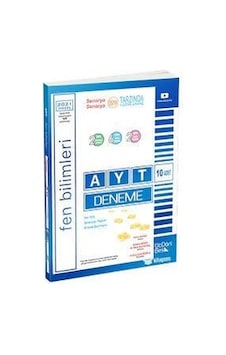 AYT Fen Bilimleri 10'lu Deneme Sınavı 2021 Model - Üç Dört Beş Yayınları AYT Fen Bilimleri 10'lu Deneme Sınavı 2021 Model - Üç Dört Beş Yayınları