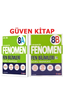Fenomen 8.sınıf Fen Bilimleri A-b Soru Bankası Seti Fenomen 8.sınıf Fen Bilimleri A-b Soru Bankası Seti