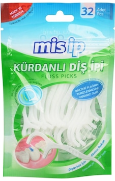 Misip Kürdanlı Diş İpi 32 Adet Misip Kürdanlı Diş İpi 32 Adet