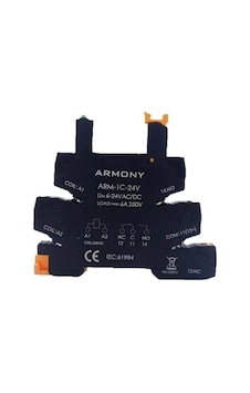 Armony - Arm-1c 6-24v Ac/dc 6a Slim Röle Soketi