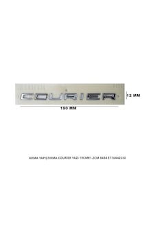 Mefsa Courier Bagaj Yazısı Arma Yapıştırma 19cmx1.2cm