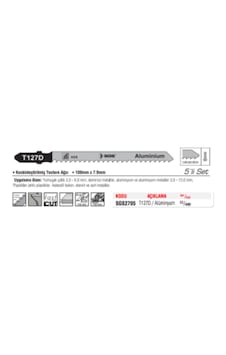 Sgs Dekupaj Bıçağı Alüminyum Için T111C Sgs Dekupaj Bıçağı Alüminyum Için T111C