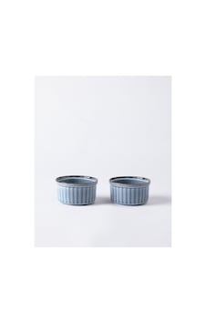 Madame Coco Kleby 2'li Natural Sufle Kabı - Mavi - 10 Cm Madame Coco Kleby 2'li Natural Sufle Kabı - Mavi - 10 Cm
