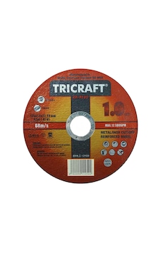 Trıcraft Metal Kesici İnox Kesici Taş 115x1.0x22.2 Mm 25 Adet N11.462