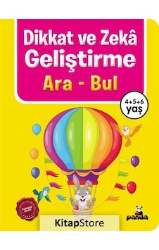 Dikkat ve Zeka Geliştirme - Ara Bul 4 - 5 +6 Yaş- Panda Dikkat ve Zeka Geliştirme - Ara Bul 4 - 5 +6 Yaş- Panda