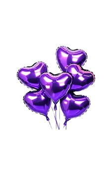 5 Adet 18 İnç 45 Cm Kalp Folyo Balon Mor Mor 5 Adet 18 İnç 45 Cm Kalp Folyo Balon Mor Mor