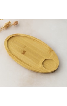 Bambu Oval 2 Bölmeli Mini Servis Tepsisi 25x14x1.4 Cm Acı Kahve Bambu Oval 2 Bölmeli Mini Servis Tepsisi 25x14x1.4 Cm Acı Kahve