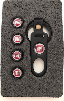 Fiat Uyumlu Sibop Kapağı ve Anahtarlık Seti