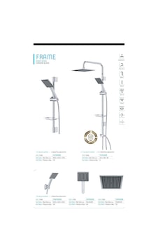 İsaoğlu Yapı Tepe Yağmurlama Gümüş Krom Duş Seti Frame Banyo Seti Gümüş İsaoğlu Yapı Tepe Yağmurlama Gümüş Krom Duş Seti Frame Banyo Seti Gümüş