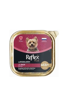 Reflex Plus Sos İçinde Et Parçacıklı Dana Etli Küçük Irk Yetişkin Köpek Maması 85 G Reflex Plus Sos İçinde Et Parçacıklı Dana Etli Küçük Irk Yetişkin Köpek Maması 85 G