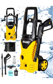 Dragro Alman LT701G-2500B 180 Bar 2500 W Yüksek Basınçlı Yıkama Makinesi Sarı Dragro Alman LT701G-2500B 180 Bar 2500 W Yüksek Basınçlı Yıkama Makinesi Sarı
