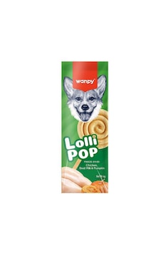 Wanpy Lollipop Dondurularak Kurutulmuş Balkabaklı Lolipop Köpek Ödülü 6 Gr 10'lu