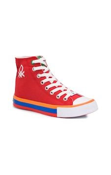 United Colors Of Benetton Bnt 21y 30189 Kırmızı Bayan Ayakkabı Bayan Spor Kırmızı