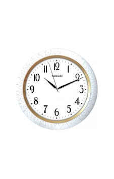 Time Gold Ahşap Görünümlü Duvar Saati 35 Cm Ahşap