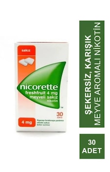 Nicorette Meyveli Sakız 30 Tablet Nicorette Meyveli Sakız 30 Tablet